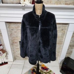 Free Country Butter Pile super soft moto jacket faux fur plus size 2X new‎